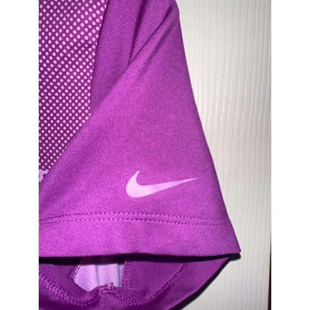 Nike Golf‎ Tour Performance Dri-Fit Purple Polo Top Size Large - Picture 6 of 12